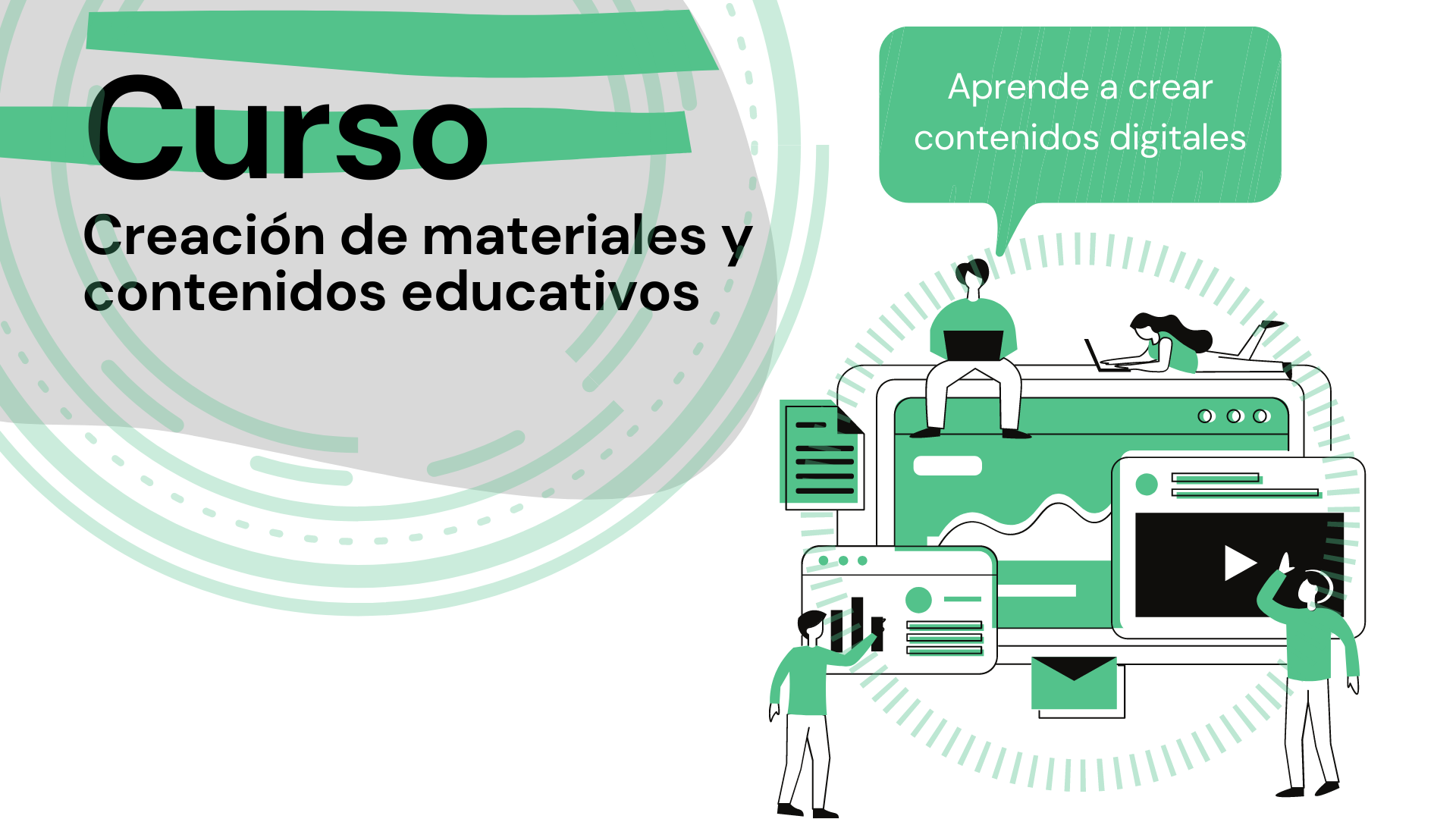 Creación de materiales y contenidos educativos